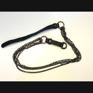 LOFT Chain and Leather Belt